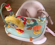 Mamas and Papas Bug 3-in-1 Floor Booster Seat with Activity Tray - Blossom Pink