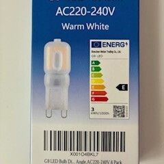 G9 LED dimmable light bulbs (6 pack)