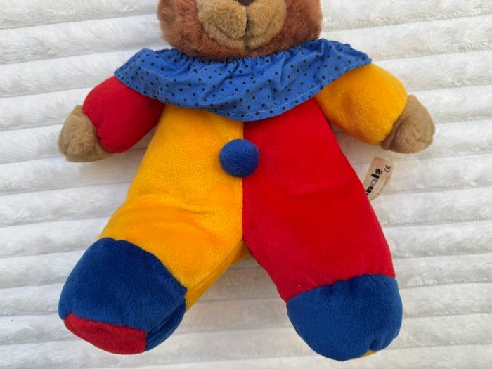 From Playmakers Aminals Bear Dress Up Clown Plush Soft approx. 30 cm. Used Please see photos