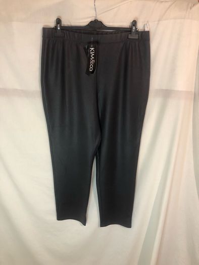 NEW Kim & Co dressy pewter leggings (2XL)