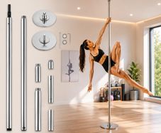 Professional Dance Pole Height Adjustable  222.6 to 282.4cm