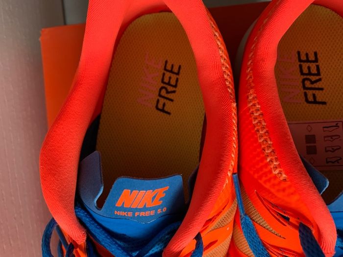 Nike Free 5.0 Bright Orange UK 11/ US 12 Deadstock