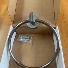Gunmetal towel ring