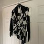 River Island Black & White Checkered Print Top Image 2