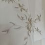 2 Piece Wedding Dress with adjustable corset and embroidered flowersSize 8 Image 4