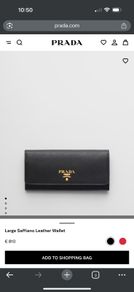 Prada wallet