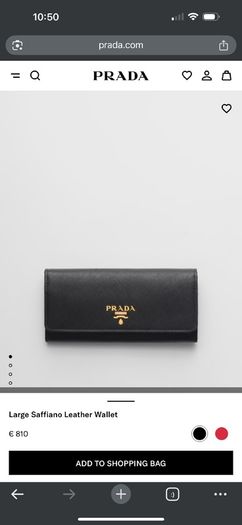 Prada wallet
