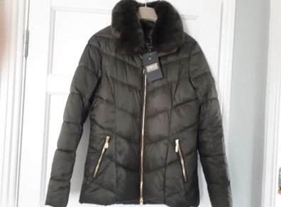Barbour Nurburg Quilted Jacket - Moto Green - UK 10 - BNWT RRP 210