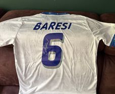 Franco Baresi signed Italy away jersey