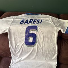 Franco Baresi signed Italy away jersey