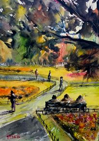 Stephen's green watercolour