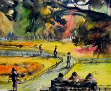 Stephen's green watercolour