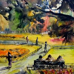 Stephen's green watercolour