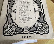 Easter Week Commemoration 1930 Authentic not a copy !