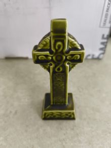 Irish  Celtic Cross Green Ceramic made in Ireland