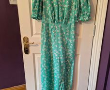 Green Flowery Dress
