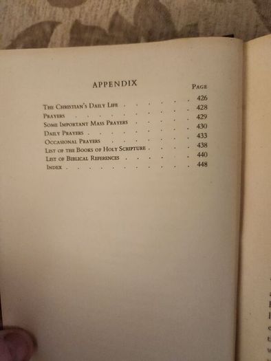 A Catholic Catechism. Popular Edition.  4th Edition 1959 Hardback Book In Good Condition. See Photos For Same.