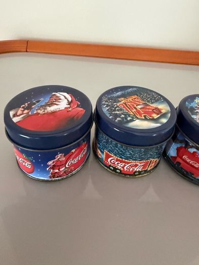 Vintage Coca Cola holiday candles 4 Christmas 1 Halloween