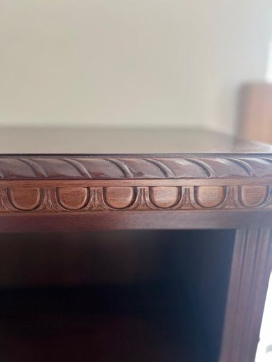 Mahogany bookshelf