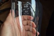 Vintage Stamped Pink Glass Pint 69 Hi