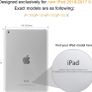 MoKo Case Fit 2018/2017 iPad 9.7 6th/5th Generation [Shockproof Protector] Reinforced Corners TPU Bumper + Anti-Scratch Transparent Hard Panel Clear Cover Fit Apple iPad 9.7 Inch 2018/2017 - Clear - As New In Packaging Image 8