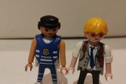 Playmobil Detective and Police Diver Figures