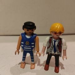 Playmobil Detective and Police Diver Figures