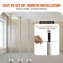 Professional Dancing Pole, Spinning Static Dancing Pole Kit, Portable Removable Pole, 45mm Heavy-Duty Stainless Steel Pole, Height Adjustable Fitness Pole, for Exercise Home Club Gym, Silver Image 4