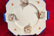 Antique plate Coronet Ware Parrott Company Burslem