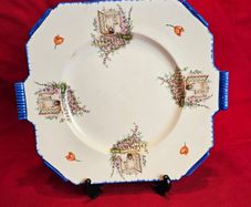 Antique plate Coronet Ware Parrott Company Burslem