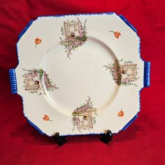 Antique plate Coronet Ware Parrott Company Burslem