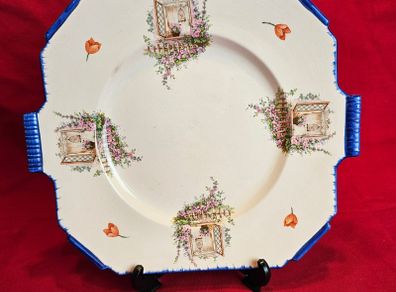 Antique plate Coronet Ware Parrott Company Burslem