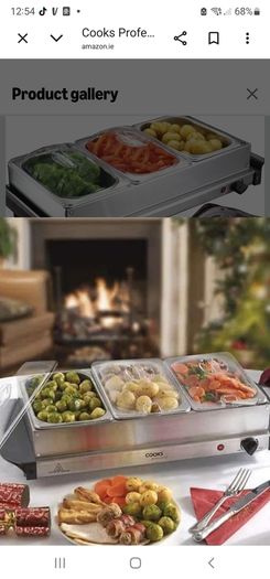 Cooks Professional 3 piece warmer