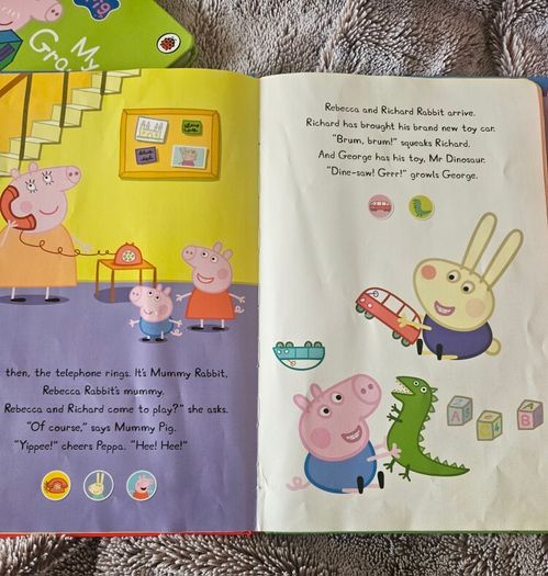 Peppa's Super Noisy Sound Book + My Grandpa Board Book