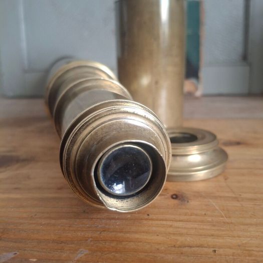 Antique Brass Marine Spyglass Telescope