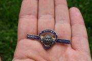 Wwii/ 1940s British Legion - Womens Section Enamel Badge. Female/ Home Front