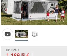 Fiamma caravanstore zip 4m canopy + privacy room