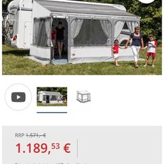 Fiamma caravanstore zip 4m canopy + privacy room