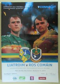 2019 Leitrim v Roscommon - Connacht GAA Senior Football Q.F. Programme