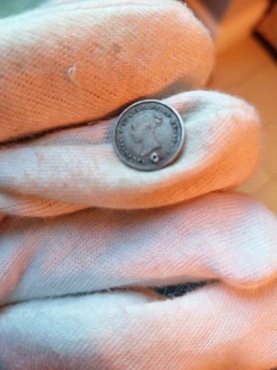 1838 Silver Two Pence Coin