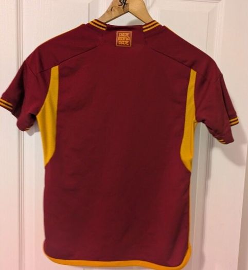 Adidas AS Roma 2023/24 kids football jersey shirt 11/12 years