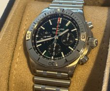 Breitling Chronomat B01 42 Stainless Steel Green