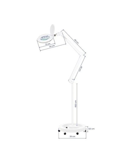 Elegante 6031 magnifying lamp with 60 SMD 3D LEDs,