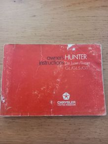 vintage car manual