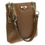DKNY Tan Pebbled Leather Shoulder Bag - Excellent Condition Image 2