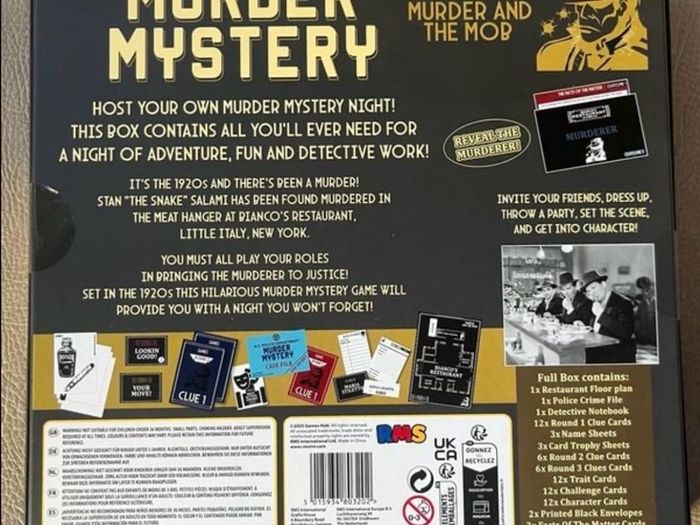 Murder Mystery Game Murder & the Mob