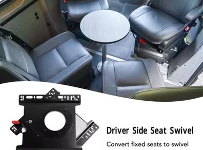 Manual swivel base business car VW T5 T6 driver / passenger side swivel console for original seats