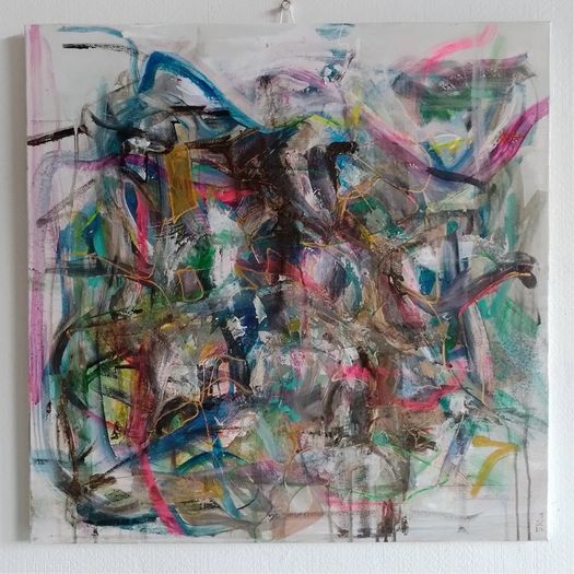 Large Original Abstract Painting Original Art Contemporary Art Modern Irish abstract art Framed