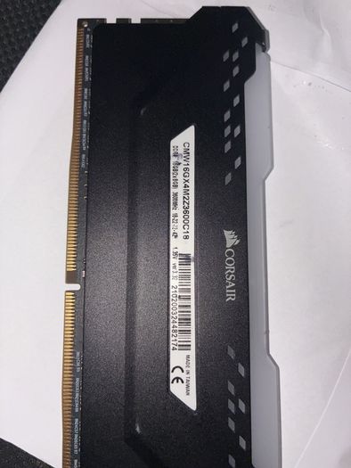 8gb Of 3600mhz DDR4 Vengeance Pro Rgb Ram