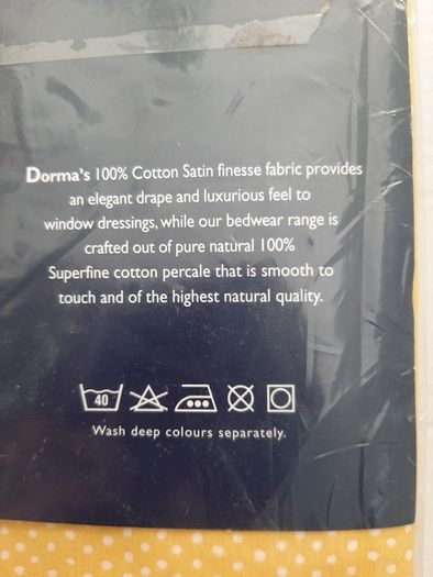 New unopened double vingtage 100% cotton valance